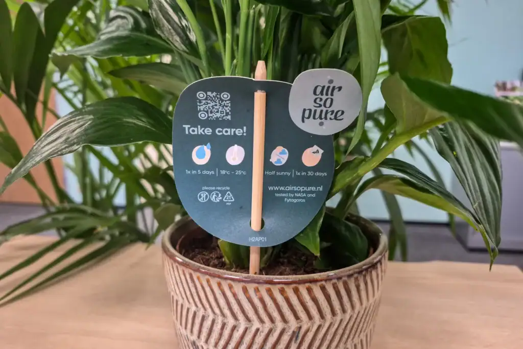 Air So Pure verzorgingssymbolen